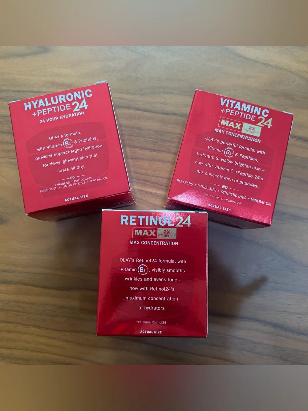 OLAY Regenerist Trio – Blue & Yellow Creams Visible
